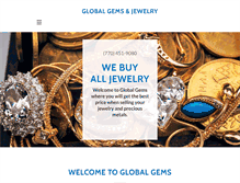 Tablet Screenshot of globalgems.com